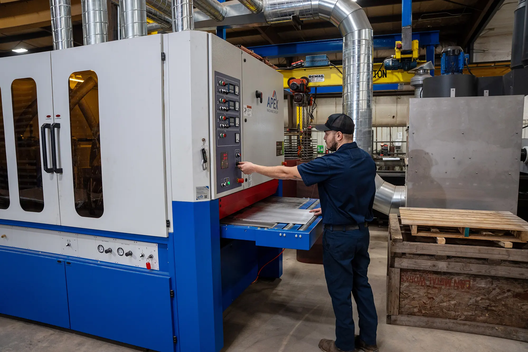 Deburring and Finishing machine at L&N Metal Works